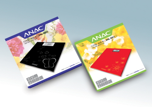 ANAC 디지털체중계 패키지디자인